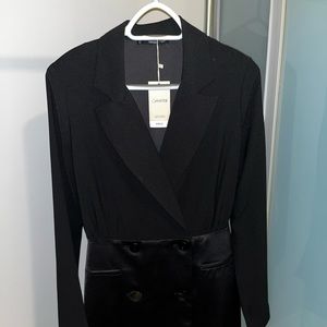 Black Mango Blazer Dress